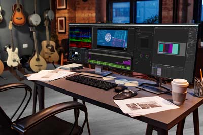 My office video desk